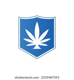Icono de línea de escudo heráldico Escudo vintage de lujo icono de armas vector azul