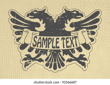 Heraldic stamp