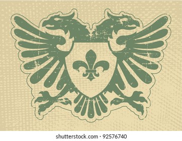 Heraldic stamp