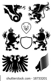 Heraldry design elements