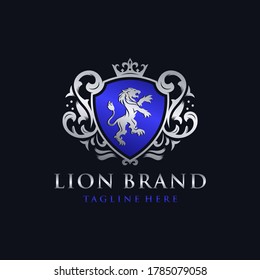 Heraldry Lion Brand logo Design