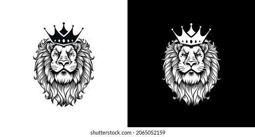 Heraldry lion luxury design Vector