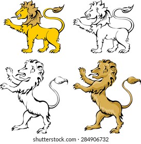 Heraldry lions