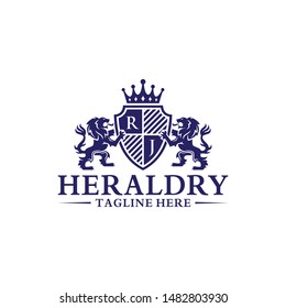 Heraldry Logo Collection Vector Template