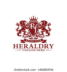 Heraldry Logo Collection Vector Template
