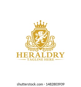 Heraldry Logo Collection Vector Template