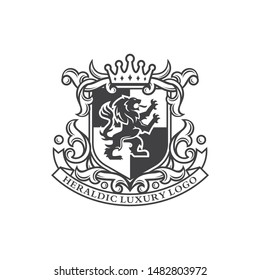 Heraldry Logo Collection Vector Template