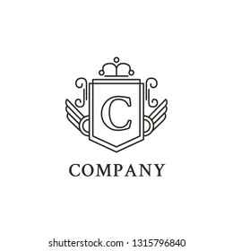 Heraldry Logo Design Template