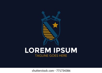 heraldry logo. heraldic shield. vintage. vector. editable