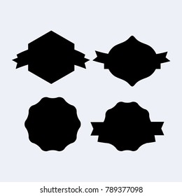 Heraldry shield banner