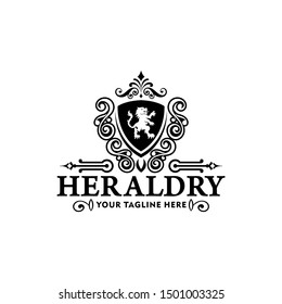 Logotipo del vector Heraldry Logotipo Real Vector