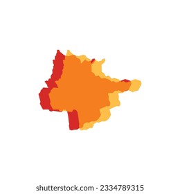 Herat Map - World Map International vector template. Afghanistan region silhouette vector illustration