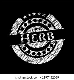 Herb chalk emblem