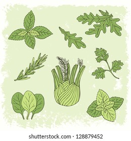 herb color set