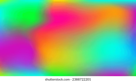 Herb coral navy aquamarine lemon apricot violet blur wallpaper. Green yellow red blue purple orange psychedelic print. Neon rainbow festival background. Mockup for ads web presentation cards flyer. 