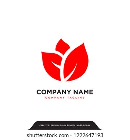herb herbal plan logo