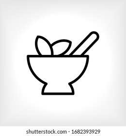 
Herb Medicine Icon. Universal Interface Element, Sign and Symbol - Vector.