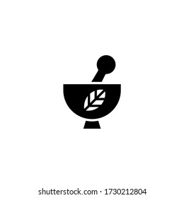 Herb vector icon in black solid flat design icon isolated on white background