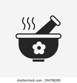 herbal bowl icon