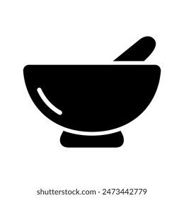 herbal bowl icon vector design illustration