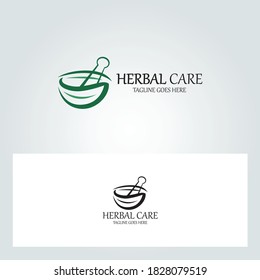 Plantilla de diseño del logotipo de cuidado de plantas. Ilustración del vector