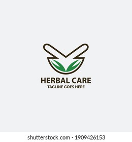 Plantilla de diseño del logotipo de cuidado de plantas. Ilustración del vector