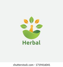 herbal community logo vector graphic for any business
