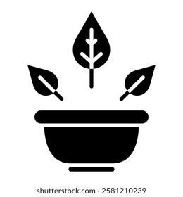 herbal concoction icon in glyph style. health potion icon in glyph style