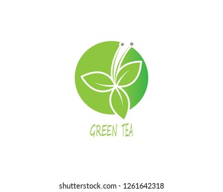  Herbal drink logo design template - Vector