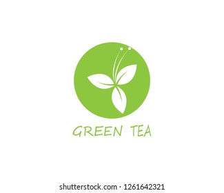  Herbal drink logo design template - Vector