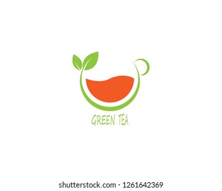  Herbal drink logo design template - Vector