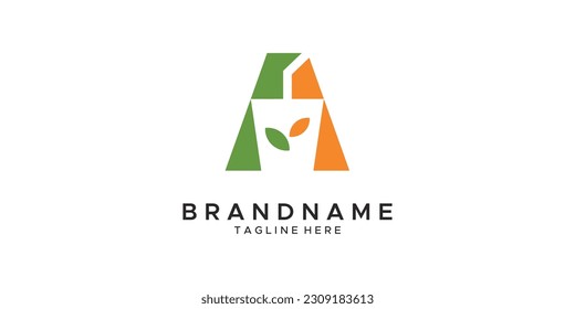 an herbal drink themed graphic from negative space A, on a white background. base vector graphics.
