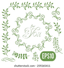 herbal frame and decoration set 