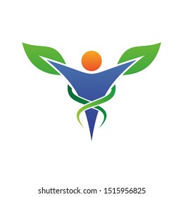 Herbal Health Care Logo Vector