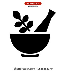 herbal icon or logo isolated sign symbol vector illustration - high quality black style vector icons
