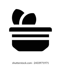 icono herbal. icono de glifo vectorial para su sitio web, móvil, presentación y diseño de logotipo.