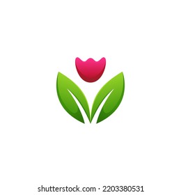 Herbal leaf logo medical green health