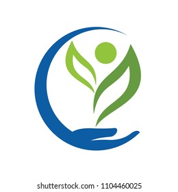 Herbal Life Herbal Medicine Logo Vector Stock Vector (Royalty Free ...