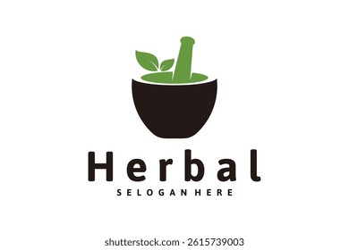 Herbal logo design inspiration, traditional health.