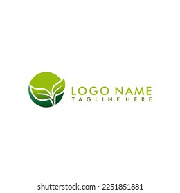 herbal logo vector template, nature logo for nature logo for naturalness