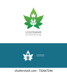 herbal marijuana logo