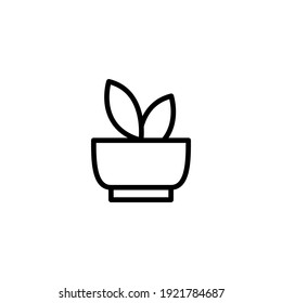Herbal medical icon vector illustration logo template for many purpose. Isolated on white background.