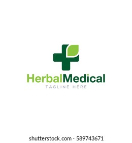 Herbal medical logo design