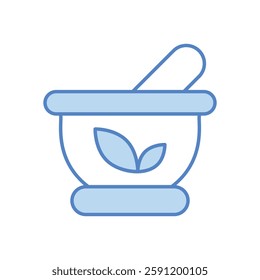 Herbal Medicine icon design stock illustration