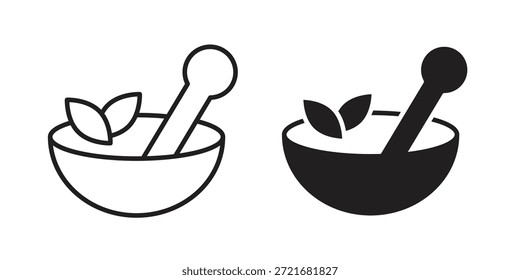Pflanzliche Medizin Symbol flach und dünnen Schlaganfall Vektorpackung. Bearbeitbarer Symbolsatz
