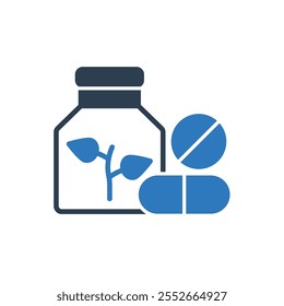 Icono de medicina herbaria - Icono de homeopatía