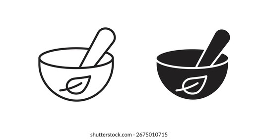 Herbal medicine icon vector design, perfect for website ui designs