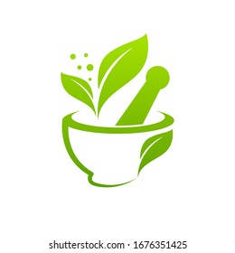 herbal medicine icon vector illustration design template