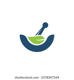 Herbal medicine logo, herbal design. Herbal care logo designs for natural composition.