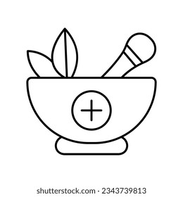 Herbal medicine Vector icon which can easily modify or edit

